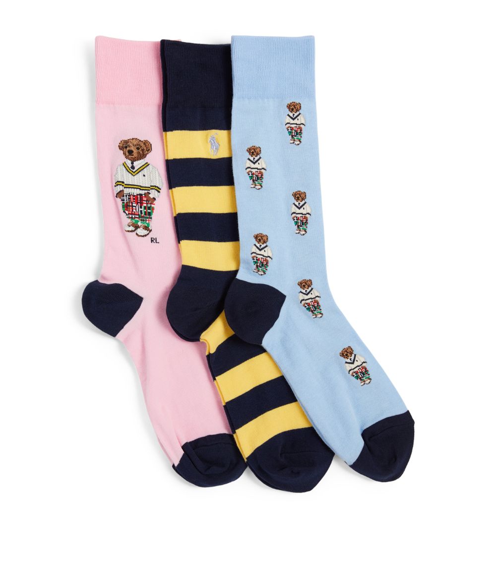 Polo Ralph Lauren Polo Ralph Lauren Polo Bear Socks (Pack of 3)