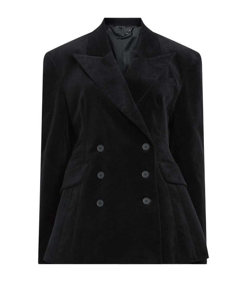 Allsaints Allsaints Cotton Corduroy Double-Breasted Sevenh Blazer