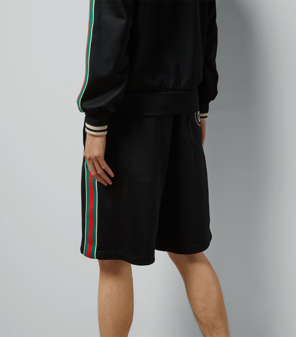 Gucci Gucci Web Stripe Bermuda Shorts