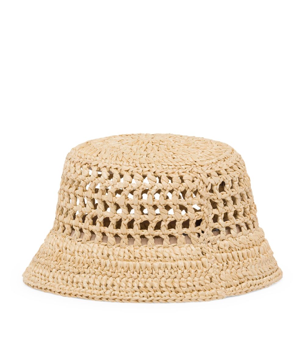 Prada Prada Crochet Bucket Hat