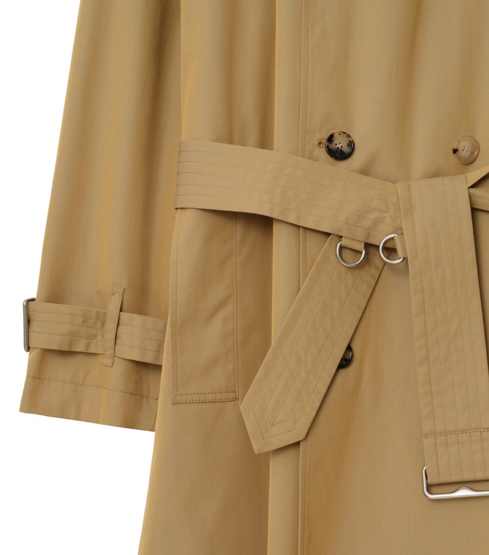 Burberry Burberry Long Gabardine Trench Coat