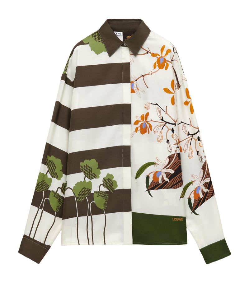 Loewe Loewe X Paula'S Ibiza Silk Floral Shirt