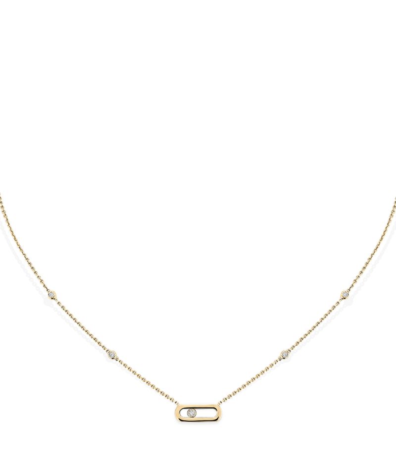 Messika Messika Yellow Gold And Diamond Move Uno Necklace