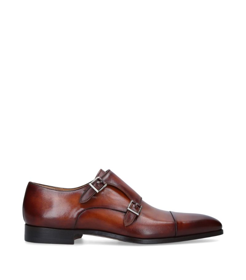 Magnanni Magnanni Burnished Double-Monk Shoes