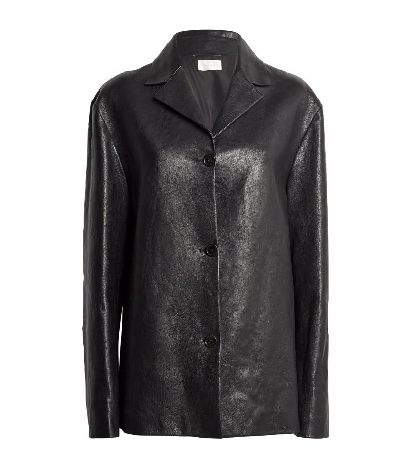 The Row The Row Fabian Leather Blazer