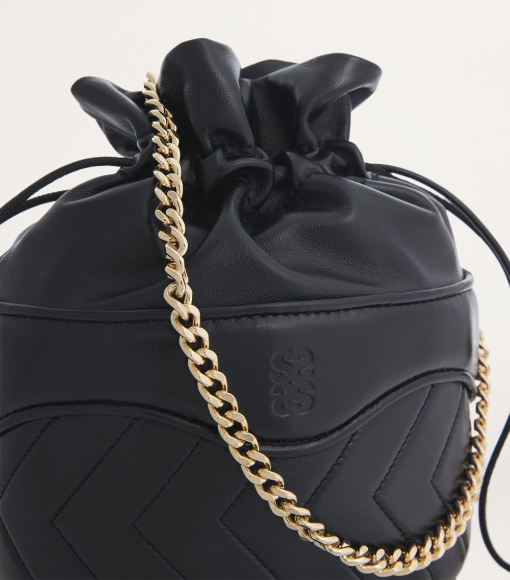  Sandro Leather Le Bonbon Bucket Bag