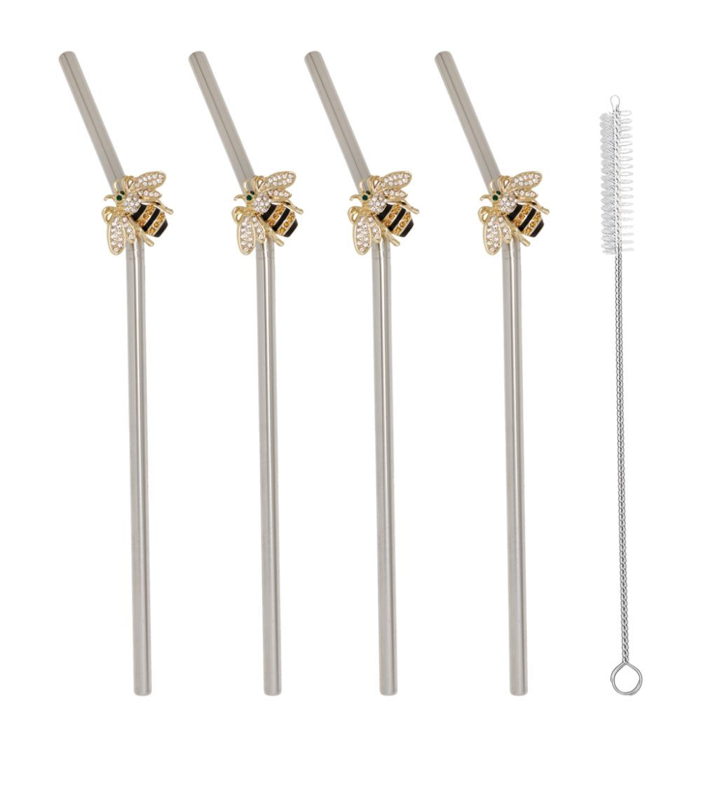 Joanna Buchanan Joanna Buchanan Bee Metal Straws (Set Of 4)