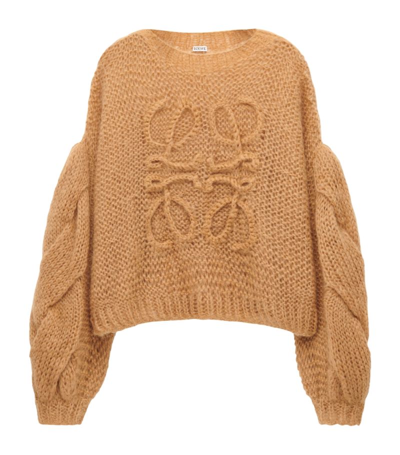 Loewe Loewe Mohair-Blend Anagram Sweater