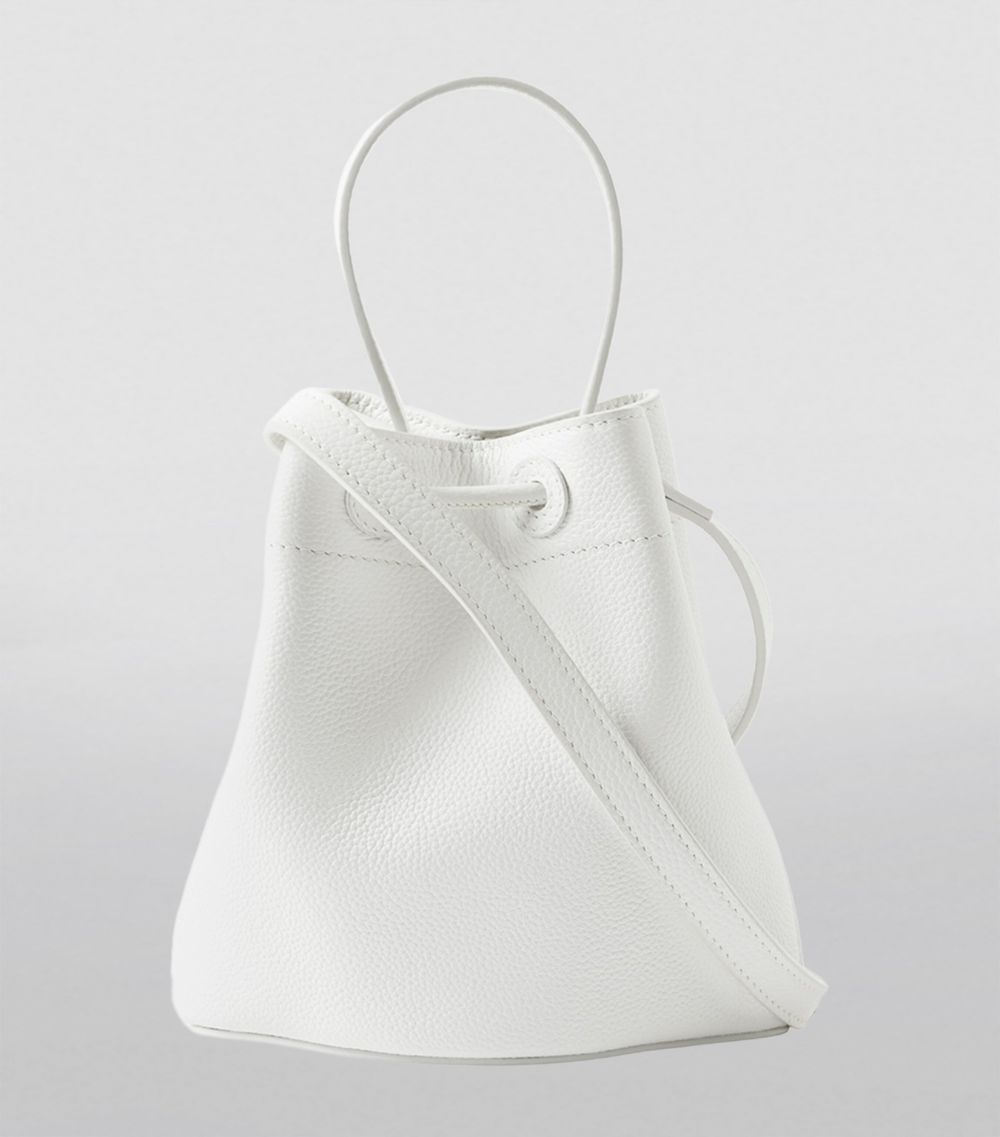 Burberry Burberry Mini Leather TB Bucket Bag