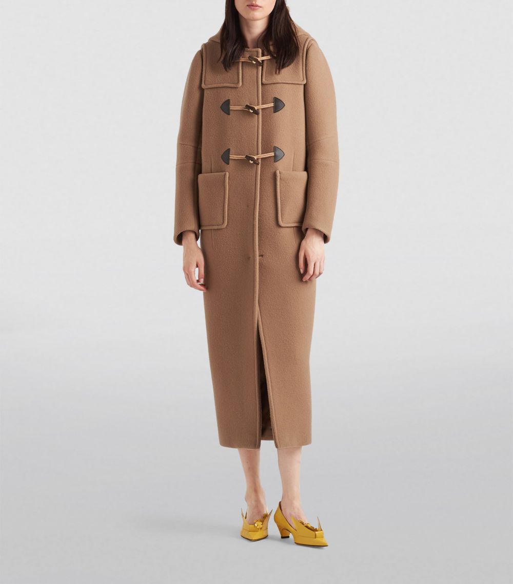 Prada Prada Long Velour Duffle Coat