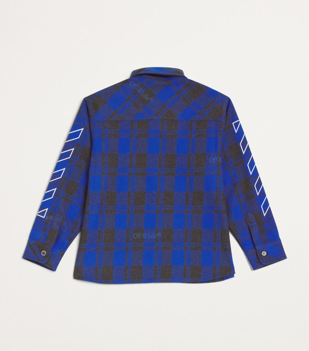 Off-White Kids Off-White Kids Check Print Shirt (4-12 Years)