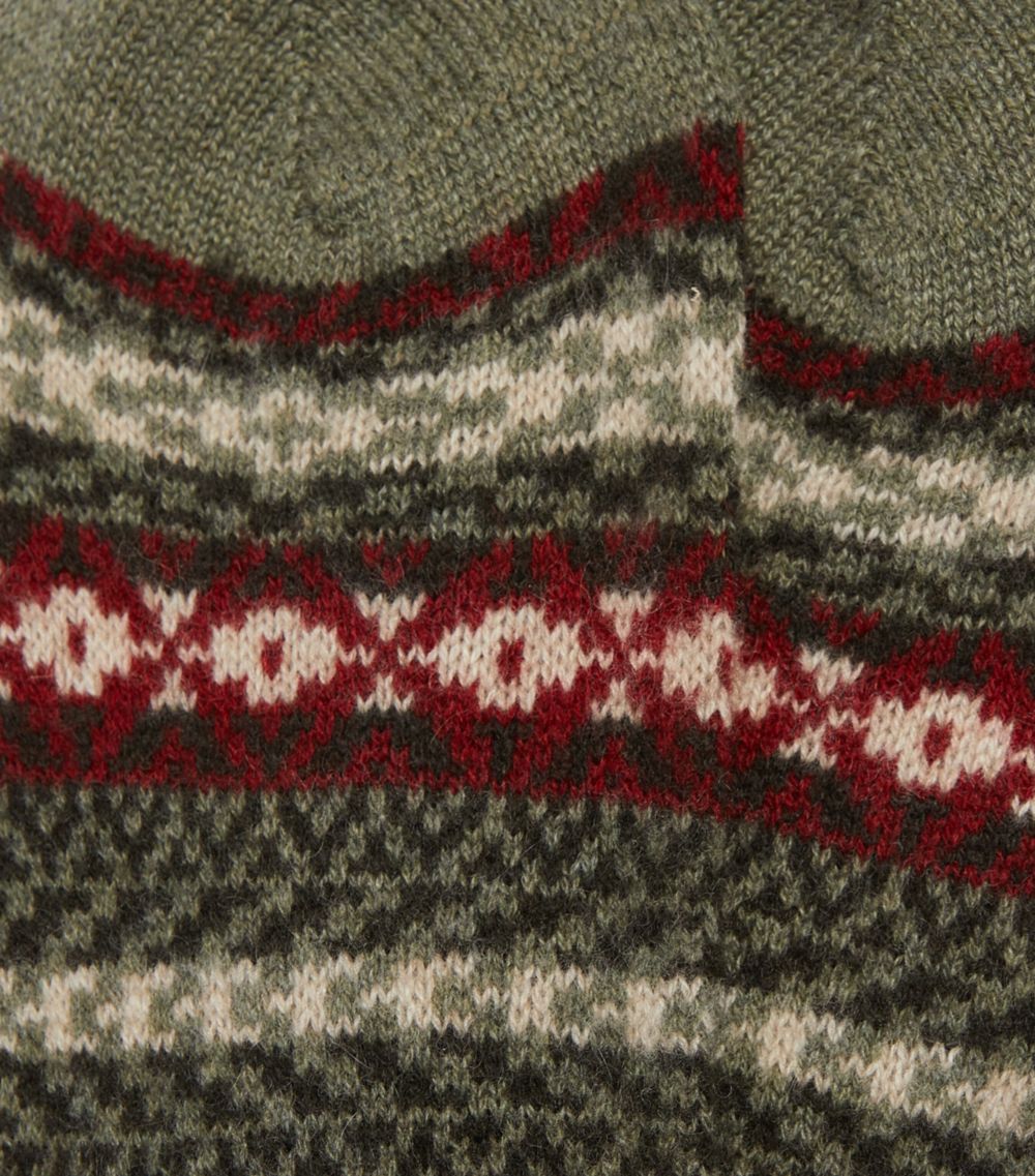 Pantherella Pantherella Cashmere-Blend Fair Isle Socks