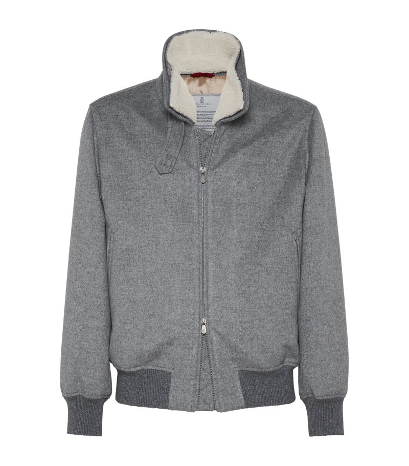 Brunello Cucinelli Brunello Cucinelli Cashmere Bomber Jacket