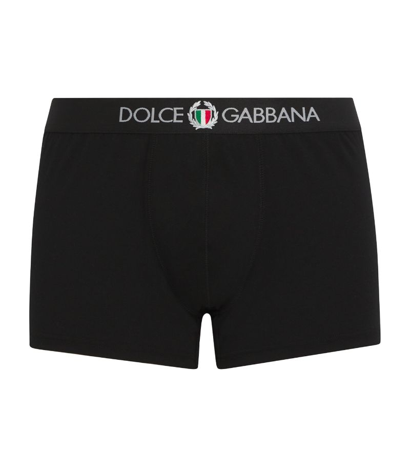 Dolce & Gabbana Dolce & Gabbana Stretch-Cotton Logo Boxer Briefs