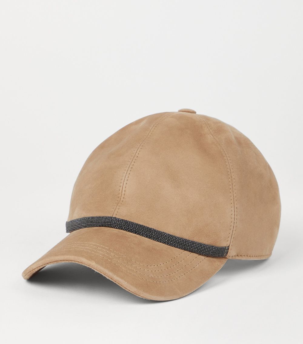 Brunello Cucinelli Brunello Cucinelli Suede Baseball Cap