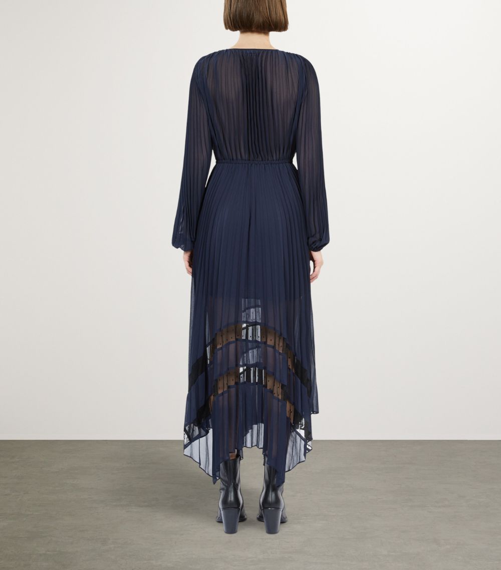 The Kooples The Kooples Pleated Maxi Dress