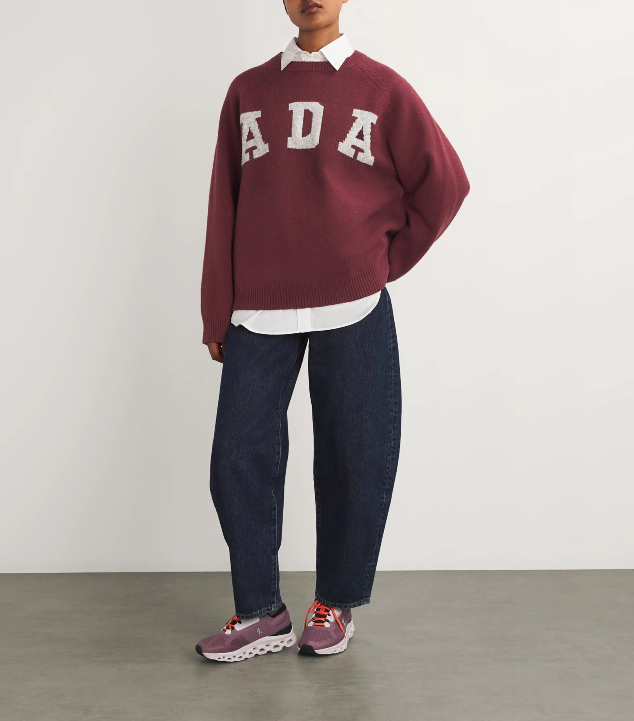 Adanola Adanola Knitted Oversized Ada Sweatshirt