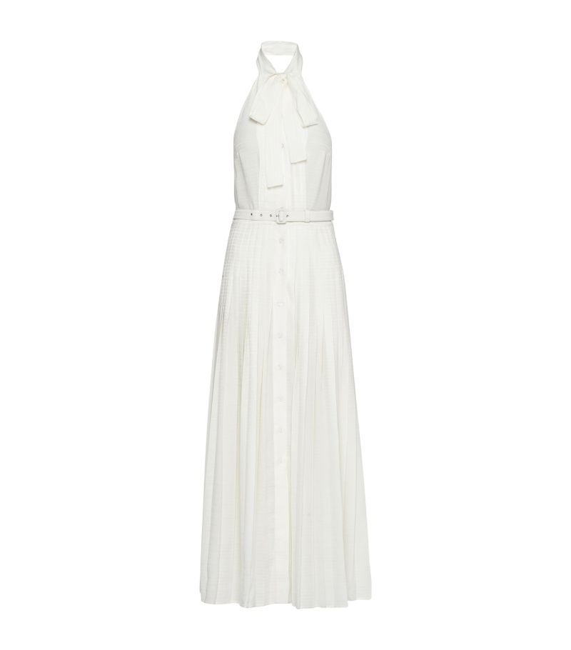 Prada Prada Silk Jacquard Maxi Dress