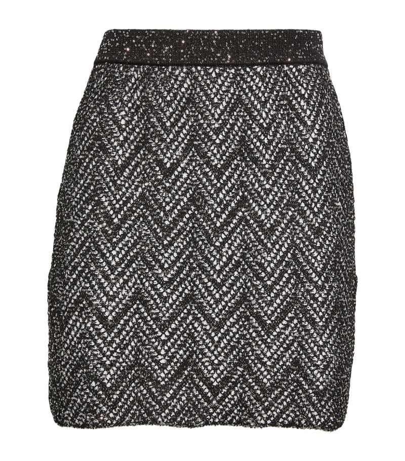 Missoni Missoni Sequinned Zigzag Mini Skirt