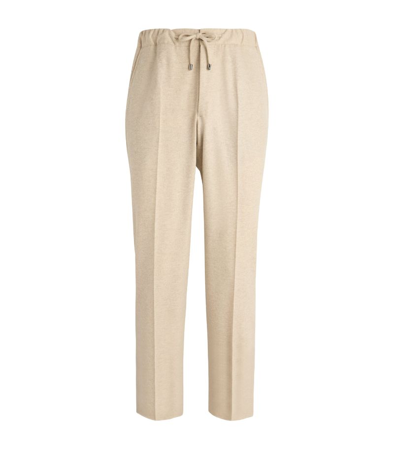 Fioroni Cashmere Fioroni Cashmere Virgin Wool-Cashmere Drawstring Trousers