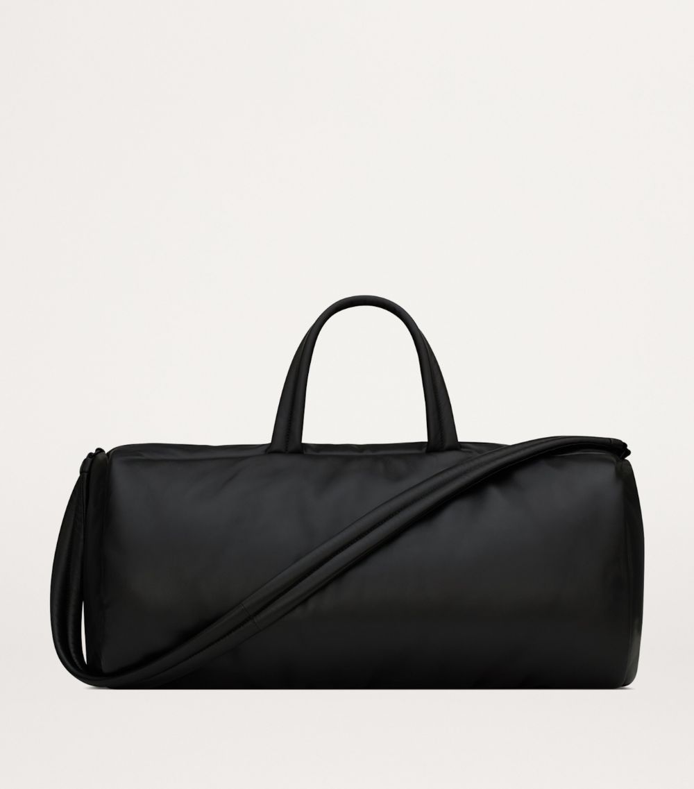 Saint Laurent Saint Laurent Calfskin Logo Duffle Bag