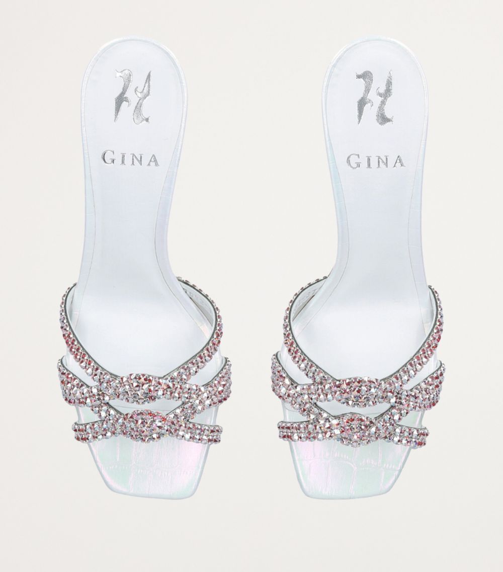 Gina Gina Leather Twyla Heeled Mules 50
