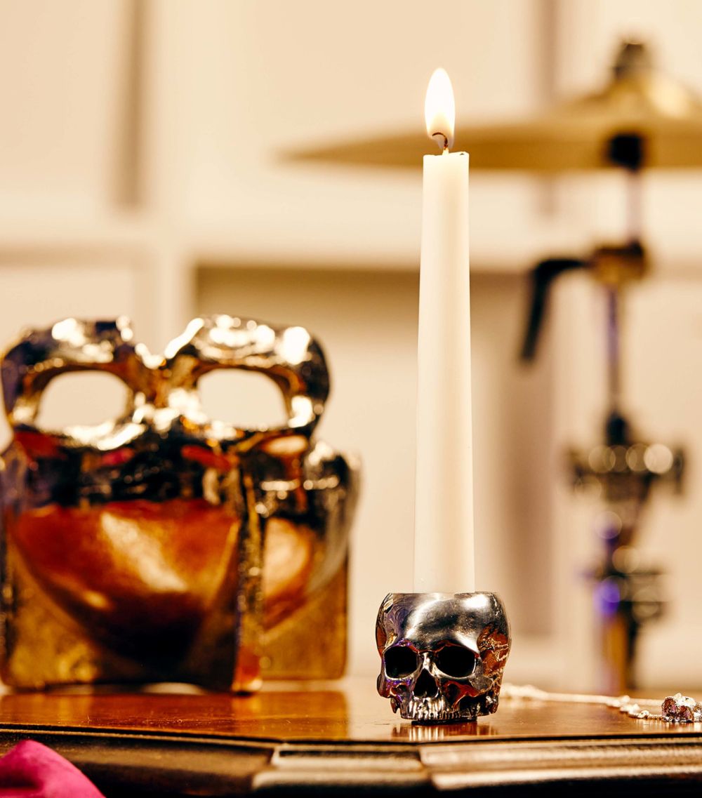 Buster + Punch Buster + Punch x Travis Barker Skull Candle Holder