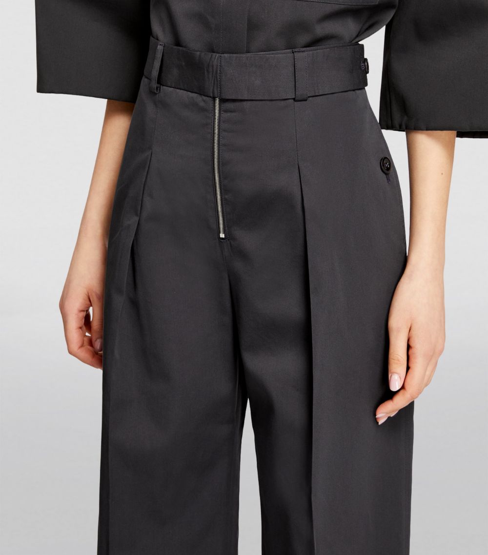 Jil Sander Jil Sander Wide-Leg Pleated Trousers