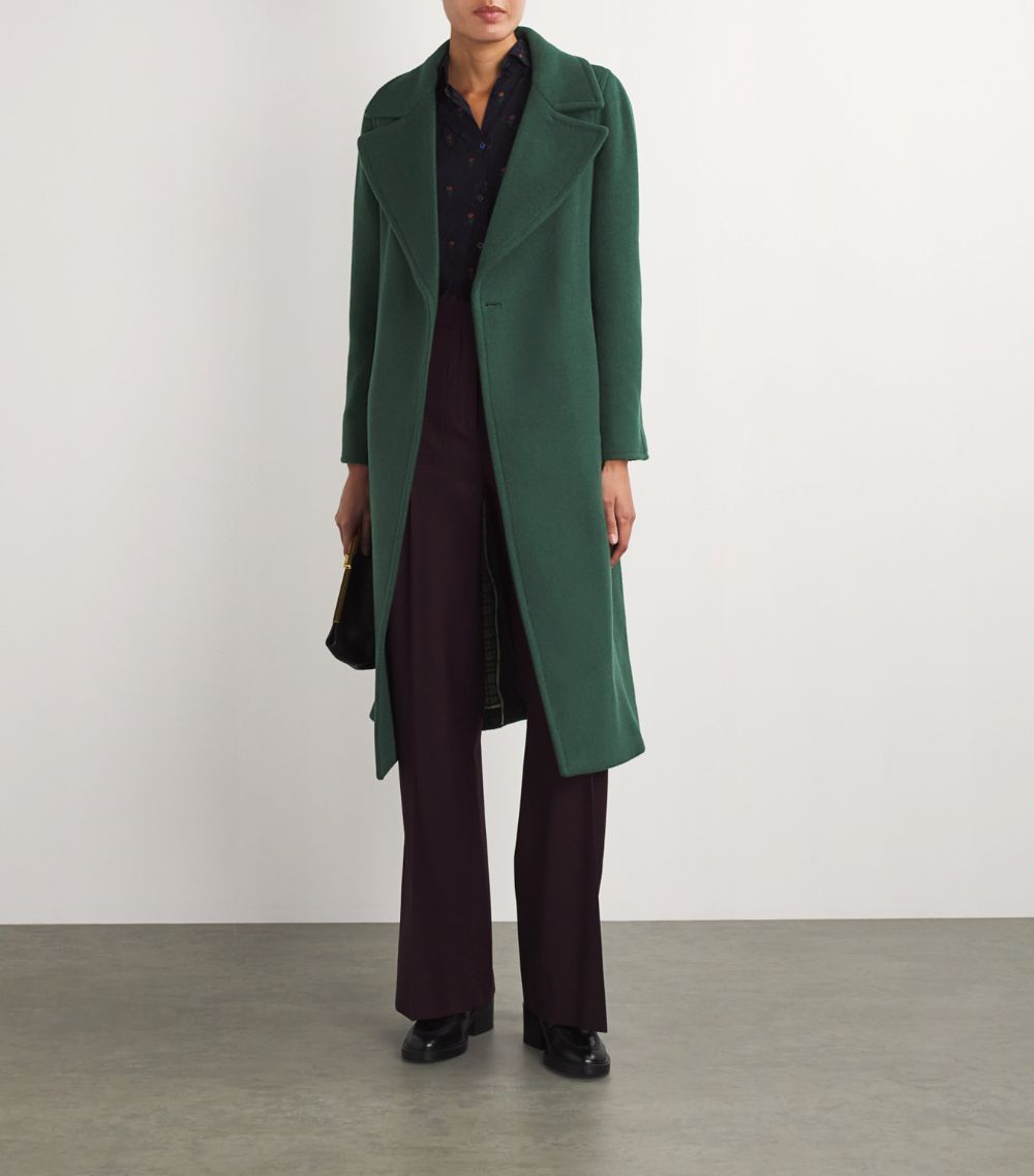 Etro Etro Wool-Cashmere Wrap Coat