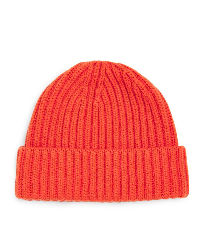  Drake'S Cashmere Ribbed Beanie