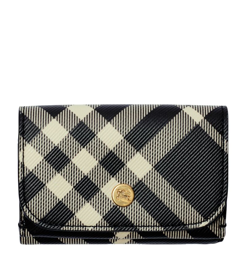 Burberry Burberry Compact Check Wallet