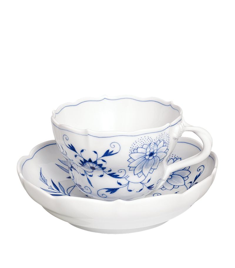 Meissen Meissen New Cutout Teacup And Saucer