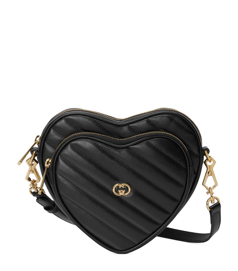 Gucci Gucci Mini Interlocking G Heart Shoulder Bag