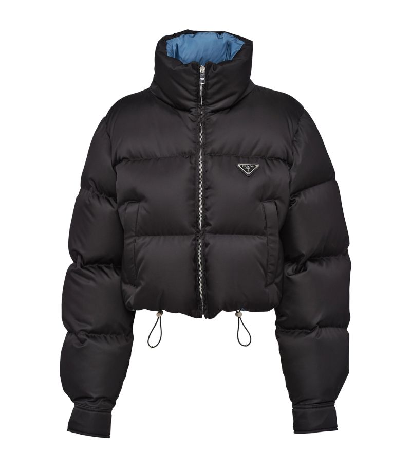 Prada Prada Crop Re-Nylon Puffer Jacket