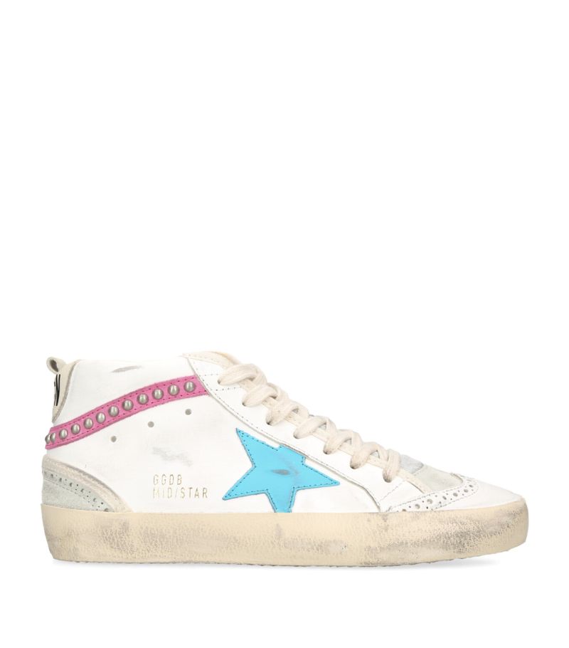 Golden Goose Golden Goose Leather Mid Star Sneakers