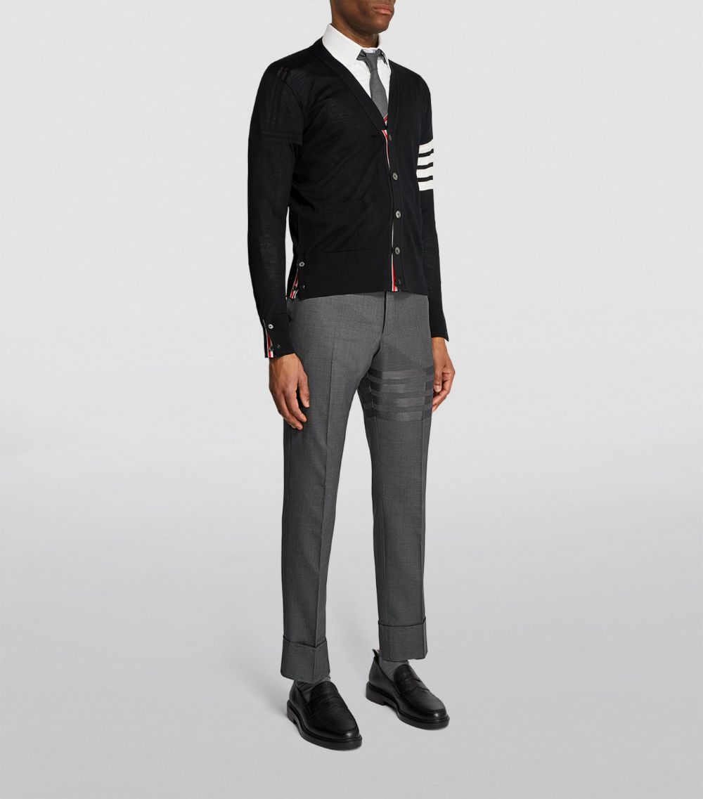 Thom Browne Thom Browne Wool 4-Bar Trousers