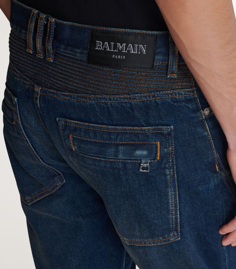 Balmain Balmain Slim Biker Jeans