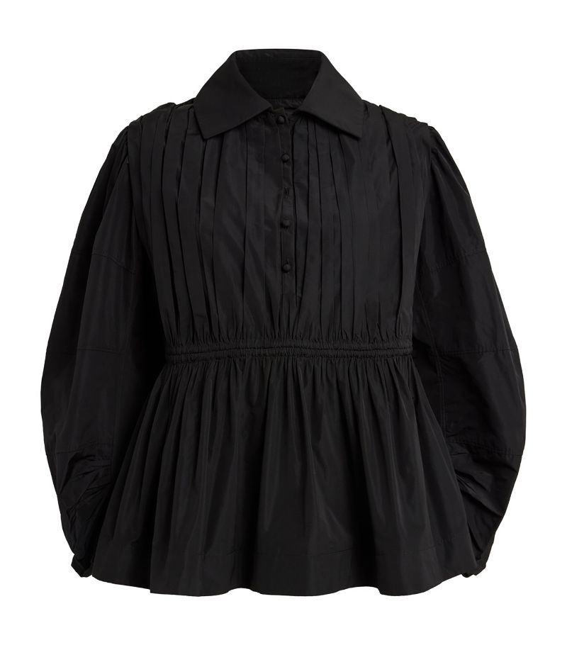 Jil Sander Jil Sander Poplin Pleated Blouse