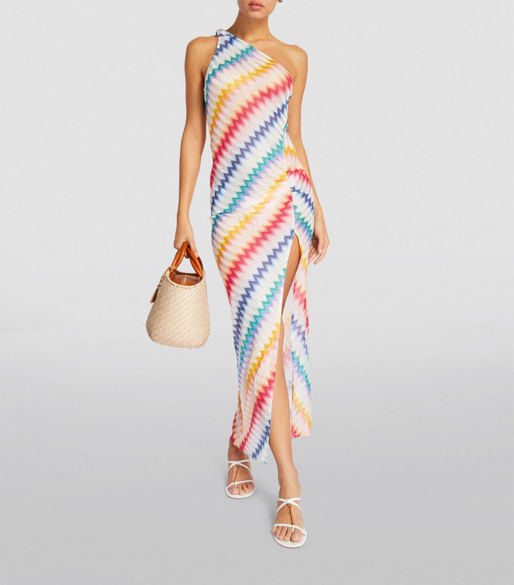 Missoni Missoni One-Shoulder Beach Cover-Up