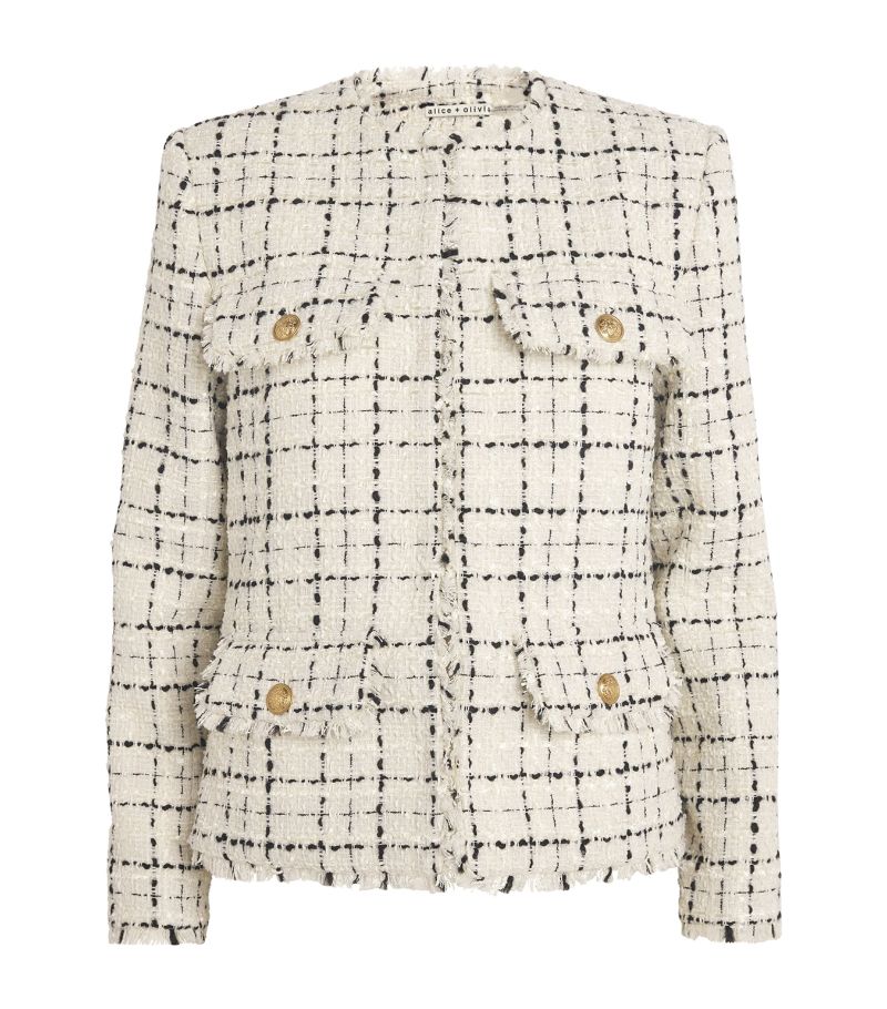 Alice + Olivia Alice + Olivia Tweed Dumont Jacket