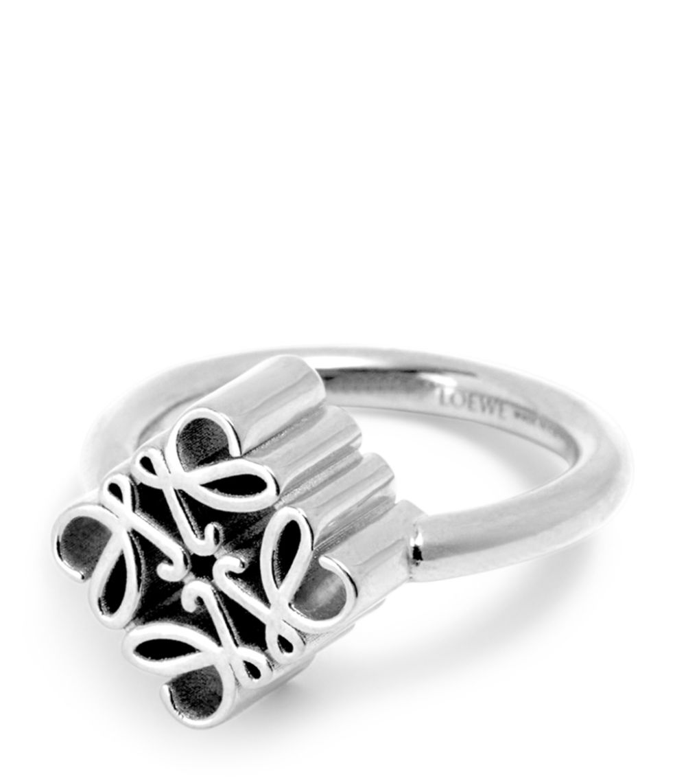 Loewe Loewe Sterling Silver Anagram Ring