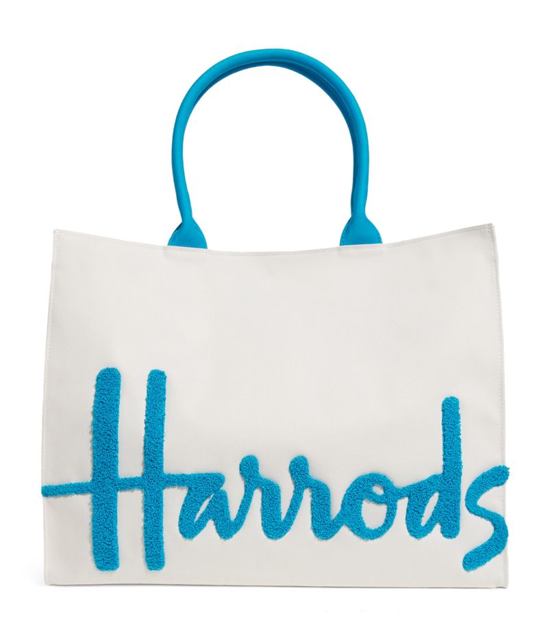 Harrods Harrods Large Cotton Logo Tote Bag