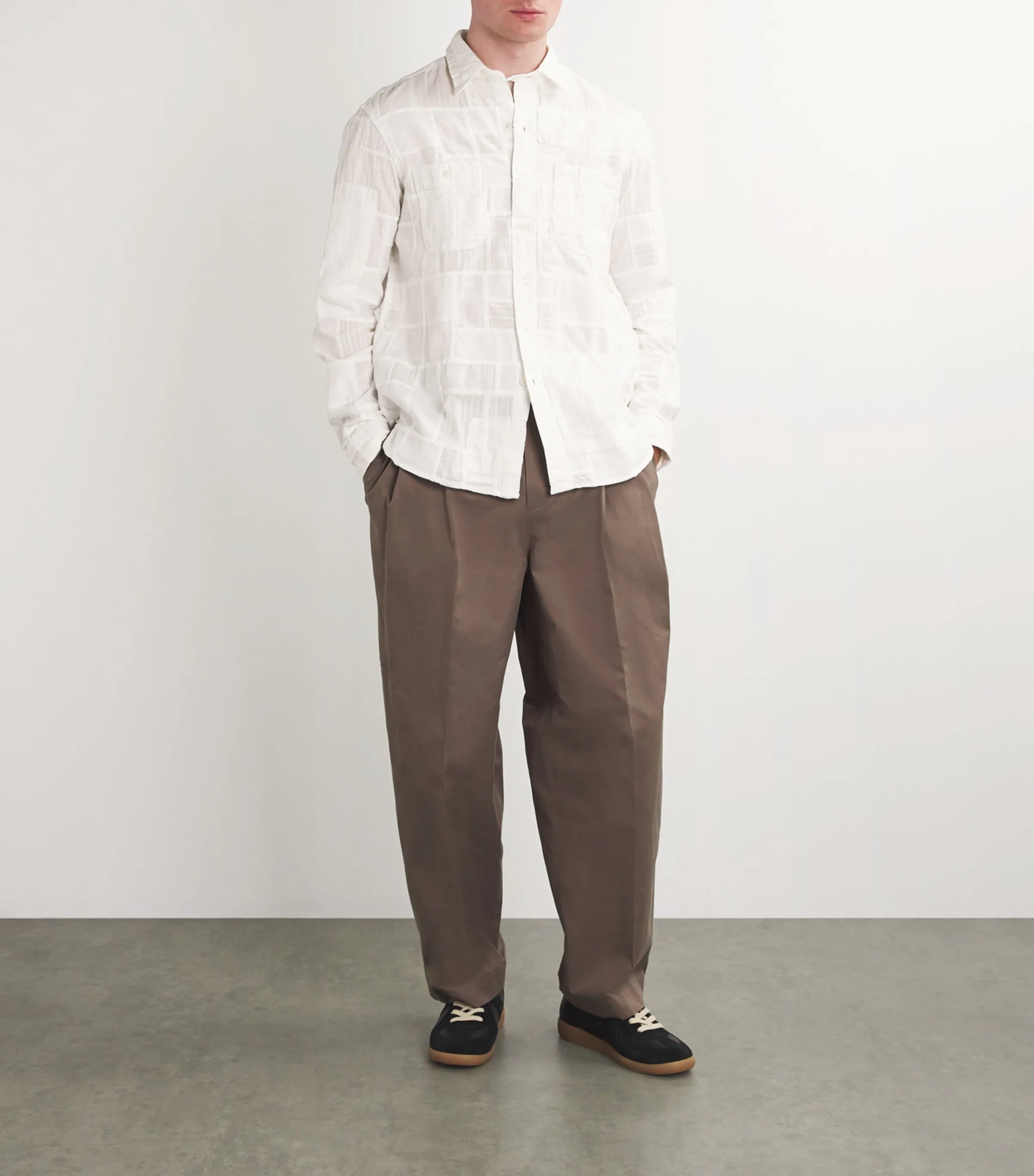 Polo Ralph Lauren Polo Ralph Lauren Cotton-Linen Patchwork Shirt