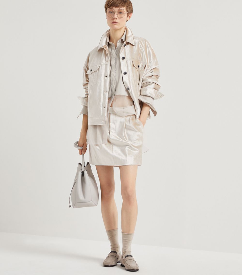 Brunello Cucinelli Brunello Cucinelli Shimmering Monili Jacket