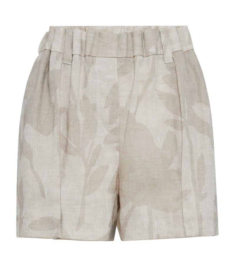 Brunello Cucinelli Brunello Cucinelli Ramage Print Bermuda Shorts