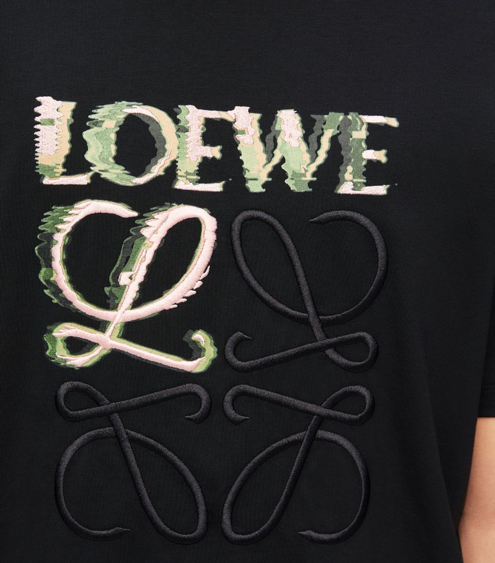 Loewe Loewe Glitch Anagram T-Shirt