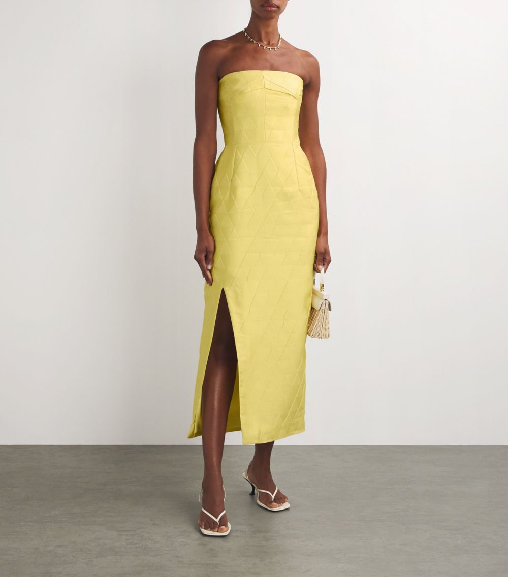 Emilia Wickstead Emilia Wickstead Cloquéd Pola Strapless Dress