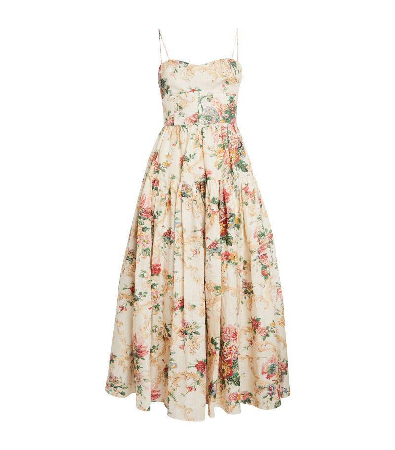 Erdem Erdem Linen Sleeveless Midi Dress