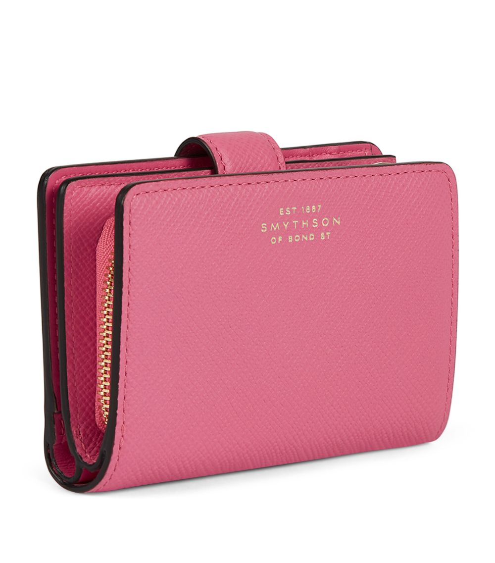 Smythson Smythson Small Leather Continental Wallet