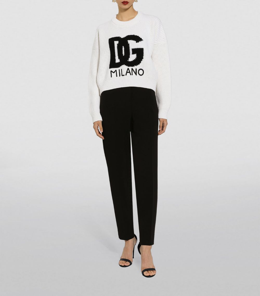 Dolce & Gabbana Dolce & Gabbana Wool Logo Sweater